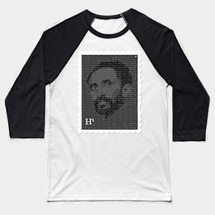 Haile Selassie Stamp Baseball T-Shirt